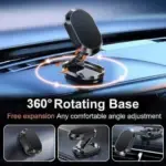 Alloy Folding Magnetic Car Phone Holder - Image 9