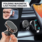 Alloy Folding Magnetic Car Phone Holder