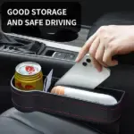 Leather Multifunctional Car Seat Organizer - Image 2