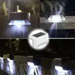 LED Solar Staircase Outdoor Wall Light - Image 14