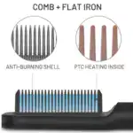 Negative Ion Hair Straightener Styling Comb - Image 14