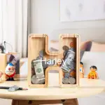 👪 Personalized Wooden Piggy Bank LETTER for Boys Girls Adults - Image 4
