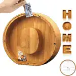 👪 Personalized Wooden Piggy Bank LETTER for Boys Girls Adults - Image 33