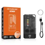Small Powerful EDC Flashlight with Red UV Blue Light – Super Bright 1000 Lumens - Image 11